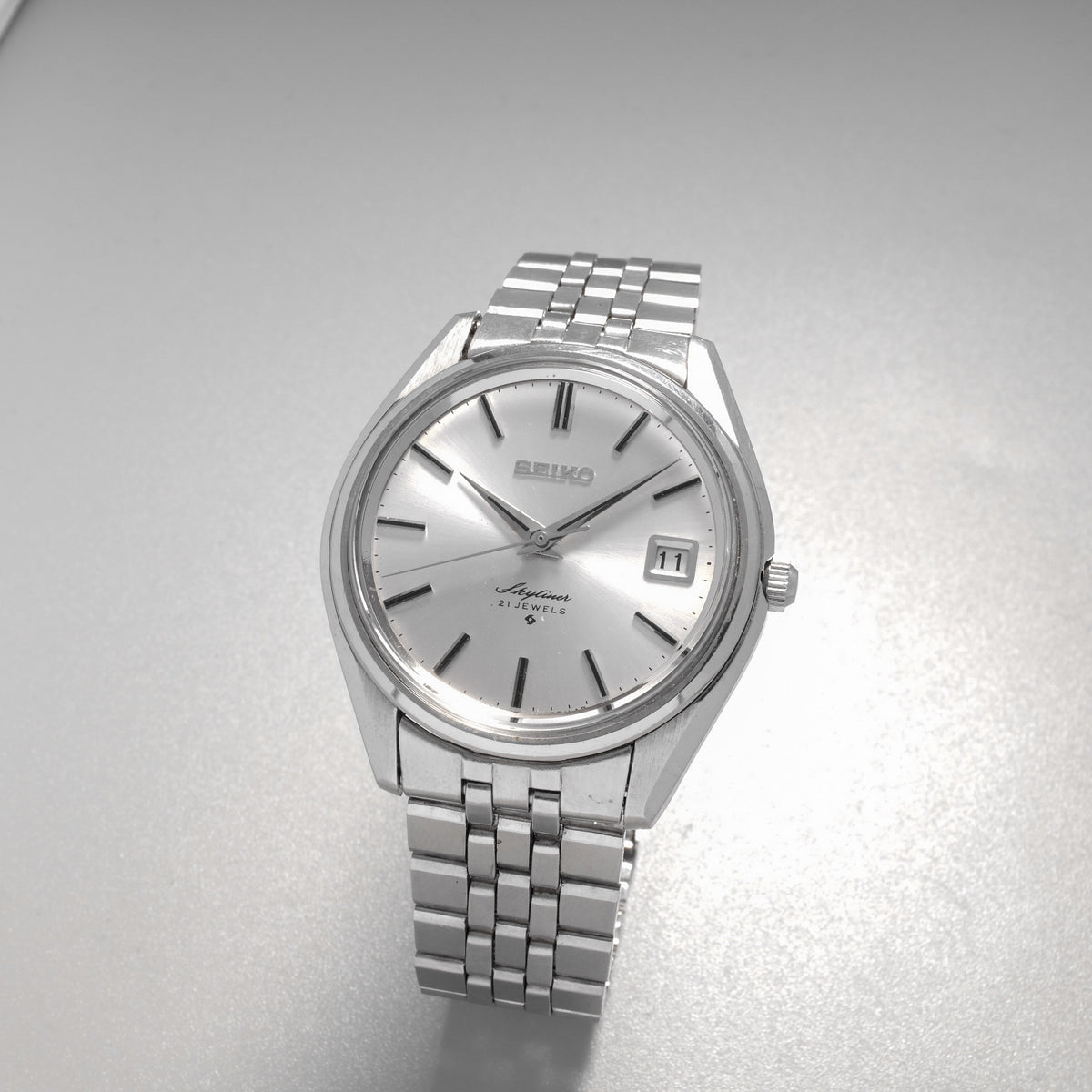 ✨SEIKO✨Skyliner✨21 JEWELS✨腕時計✨ Seiko Skyliner Vintage Gold Silver 21jewels Manual Winding Mens