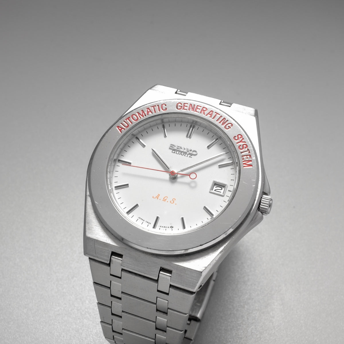 Seiko Automatic Generating System A.G.S 7M22 6A50 from 1988