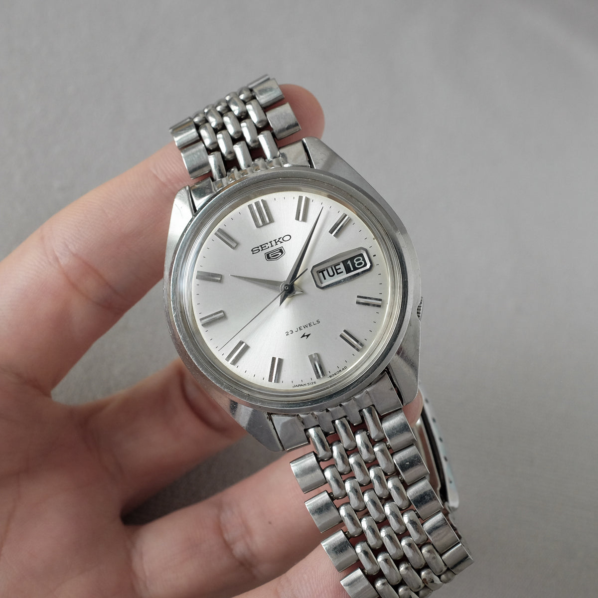 SEIKO セイコー 5 23石 デイデイト 5126-8060 自動巻 メンズ 腕時計 