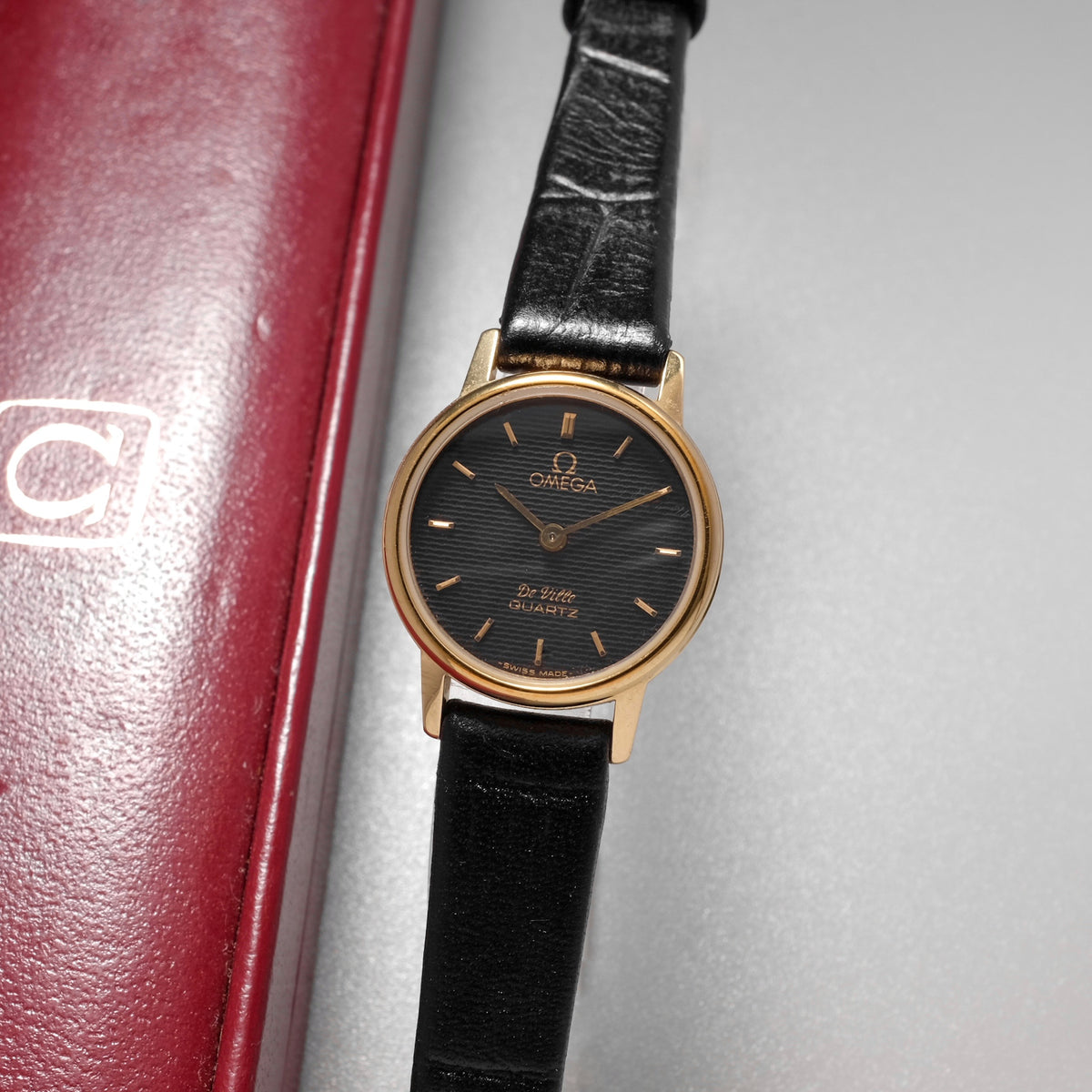 Omega De Ville 591.0213.1 from 1982 (Original Box and Buckle) – Paleh