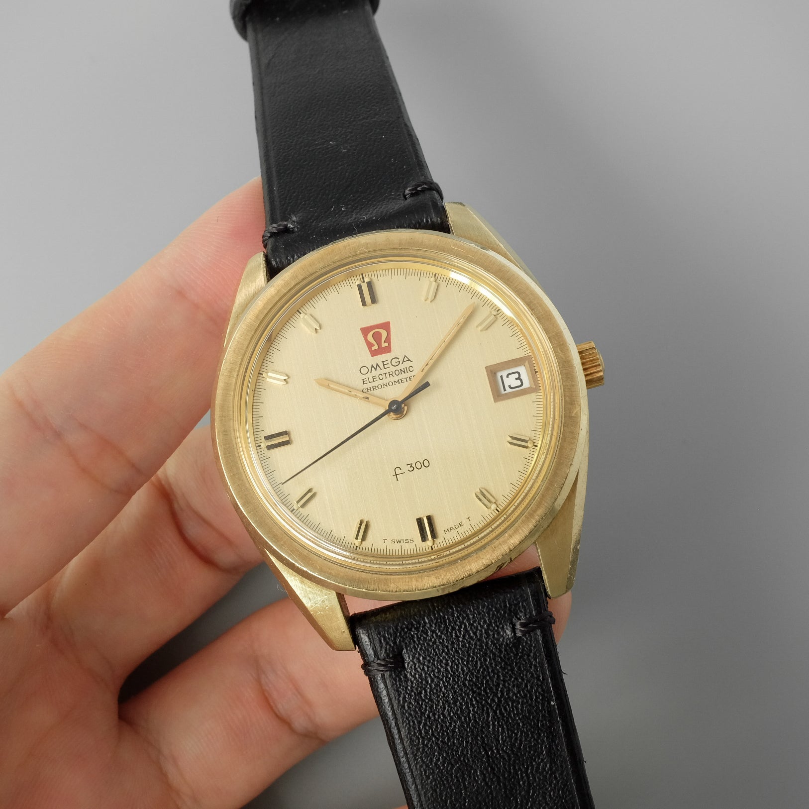 Omega Chronometer Electronic f 300 Hz Seamaster CD 198.001 from 1972