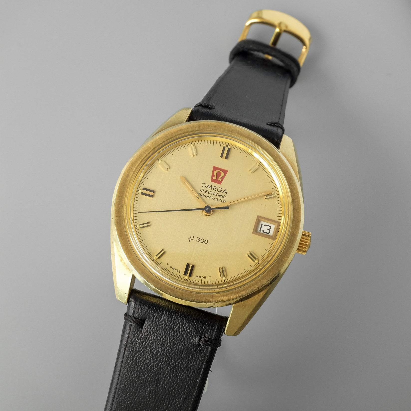 1972 Omega De Ville Electronic F 300Hz (Ref. 198.0032) 14K Gold Fille