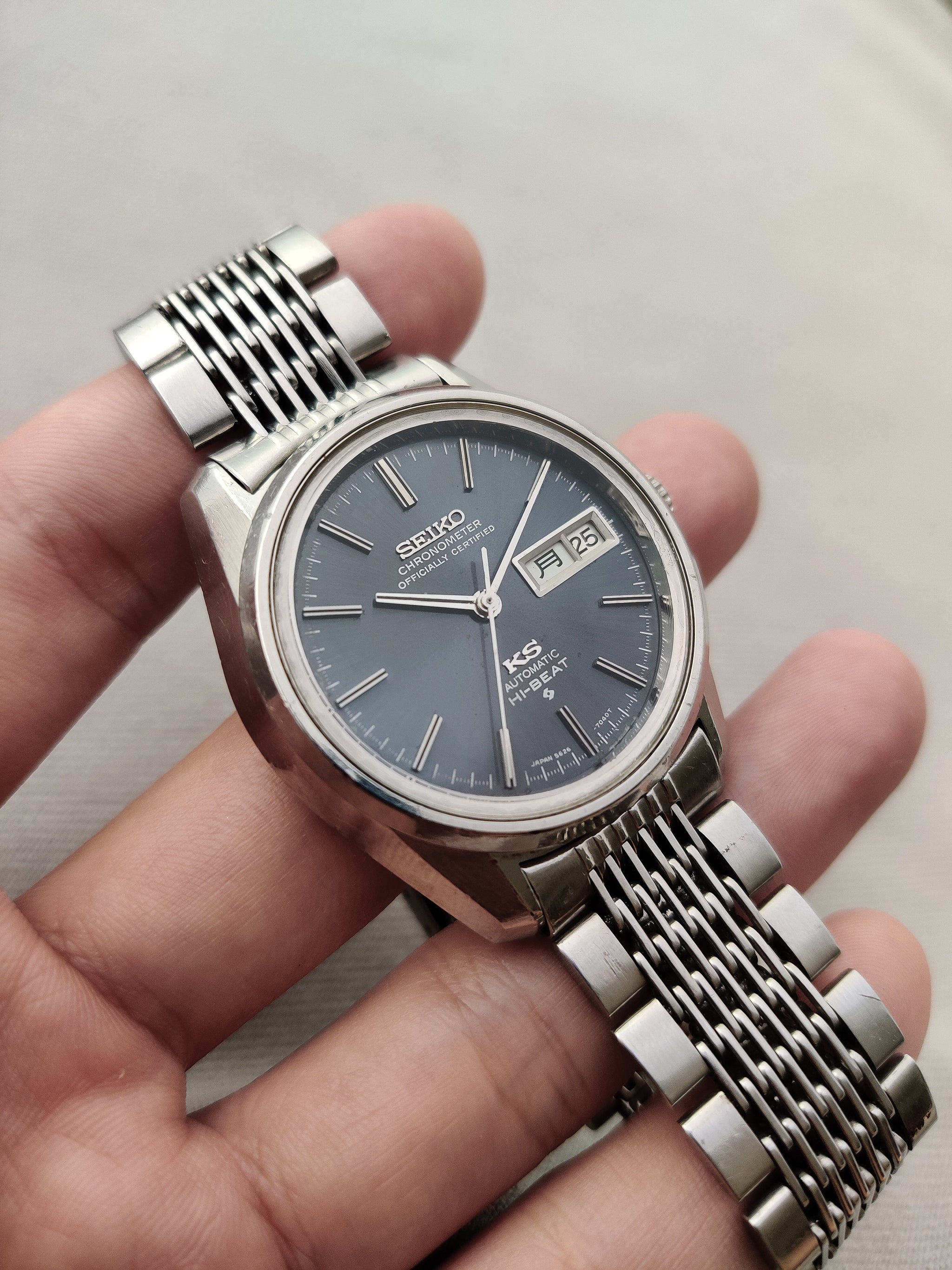 OH済み　SEIKO KS KingSeiko AT 5626-7040 King Seiko Chronometer 5626-7040 from 1970 – Paleh