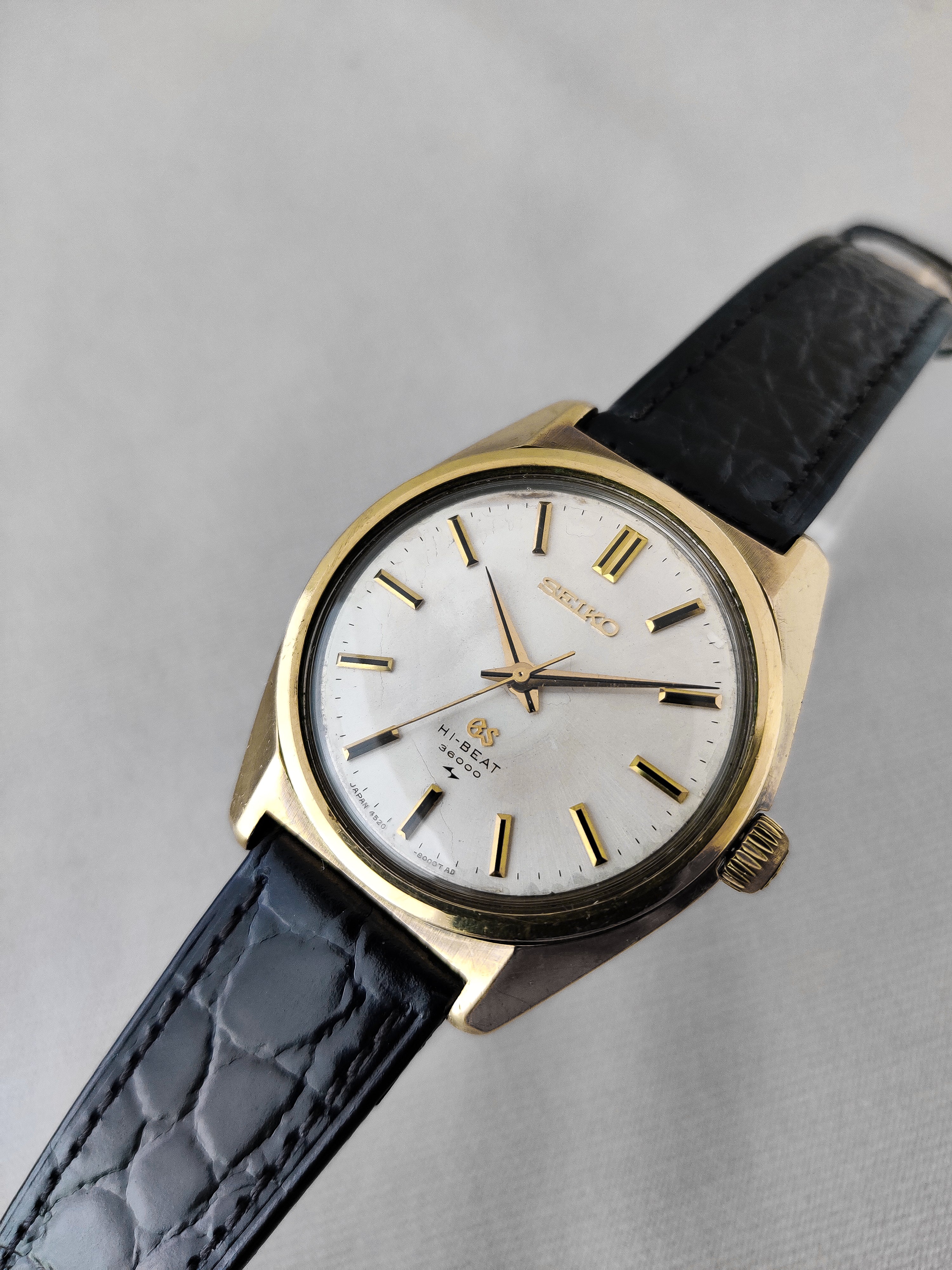 Grand Seiko 4520 8000 from 1971 Gold Cap Paleh